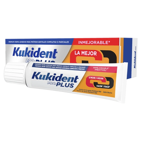 7435016-Kukident Pro Plus Melhor Fixação - Adesivo para Próteses Dentárias 60G.webp